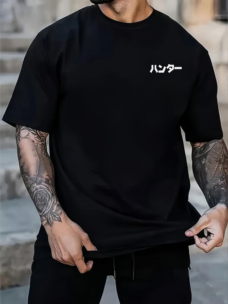 New Japanese Anime Graphic Tshirt Adult Men Loose Casual 100 Cotton Summer Breathable Outdoors Fashion Cool Versatile Daily