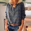 Hem Neuer Stil Damen Frühling Herbst Retro Bedrucktes Langarm Lockeres Hemd
