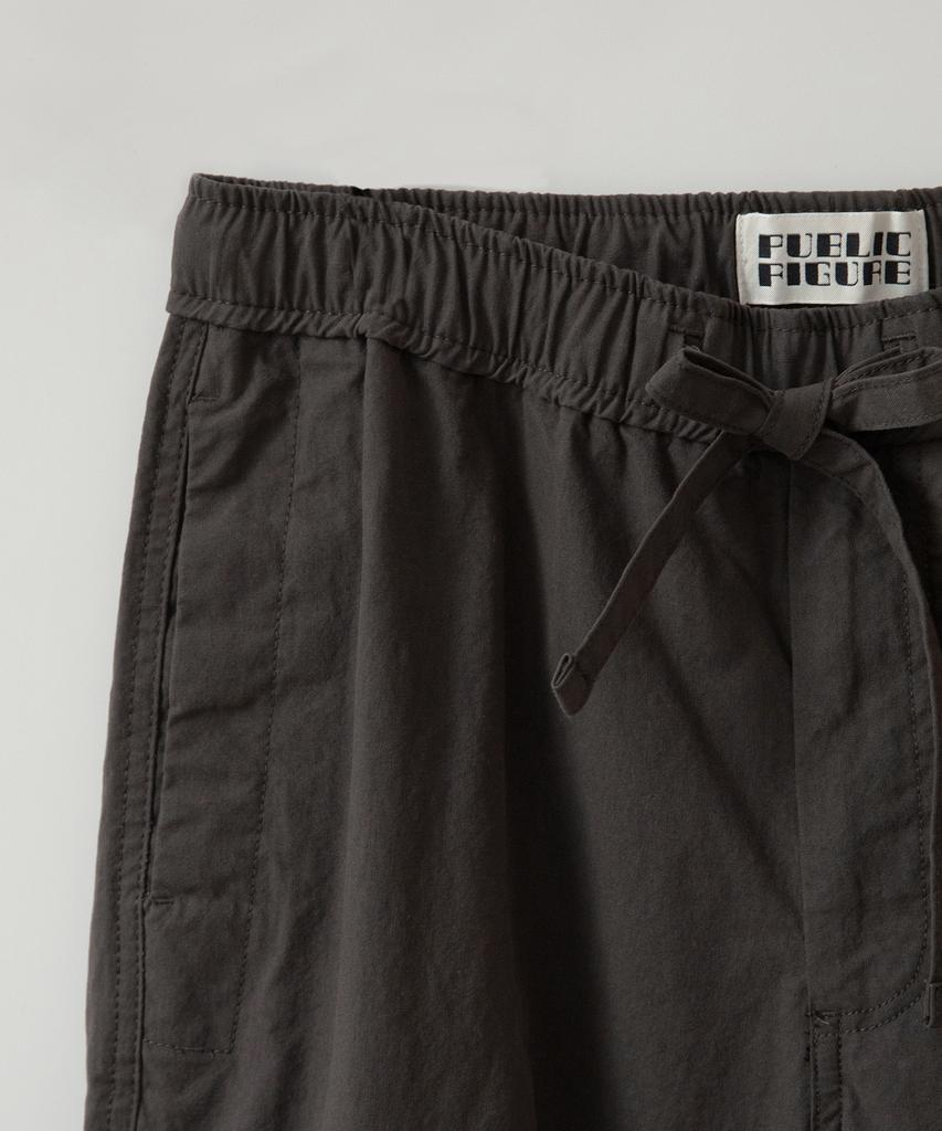 PUBLICFIGURE Cotton Paper Easy Pants_Charcoal
