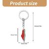Fashoin Watermelon Shaped Keychain Bag Pendant Handbag Decoraion Alloy Keyring Accessory Key Holder For Everyday Use