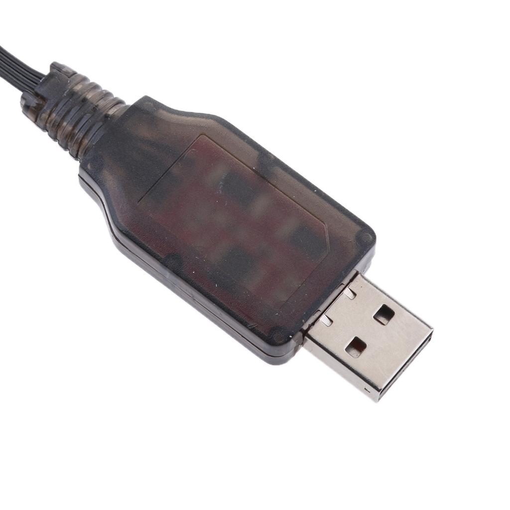 USB Plug To SM-4P Socket Charger Charging Cable For RC Toys
