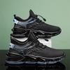 European Station Men's Shoes Live Autumn Mesh Breathable Casual Sneakers Student Versatile Thick-soled Flying Weaving Running Shoes