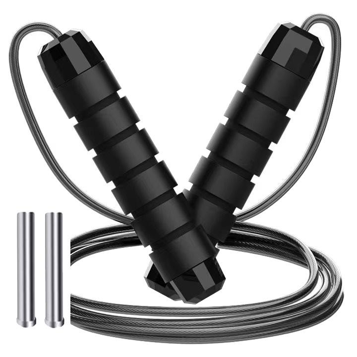 Fitness Steel Wire Weighted Skipping Rope for Speed & Training
