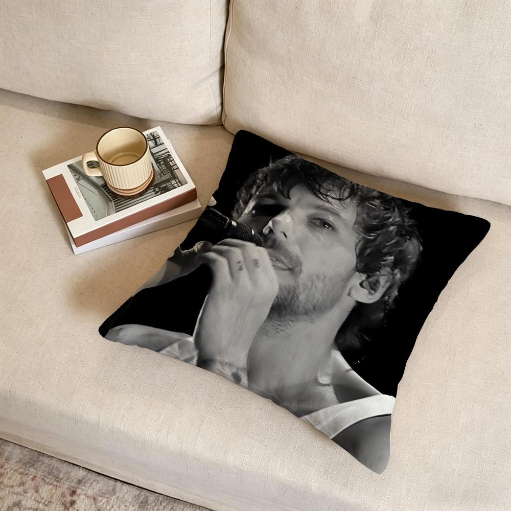 L-Louis Hot Singer T-Tomlinsons Cushion Cover Fabric Soft Furnishing,Pillowcase, Cushion Cover, Sofa Pillow, Home Decoration