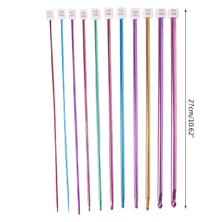 han Crochet Hooks, Long Aluminum Knitting Needle for Sc