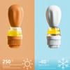 Kitchen Tool Silicone Dropper Measuring Oil Dispenser Bottle Kitchen Cooking Baking Bbq Containers Glass Spice Shaker Brushe