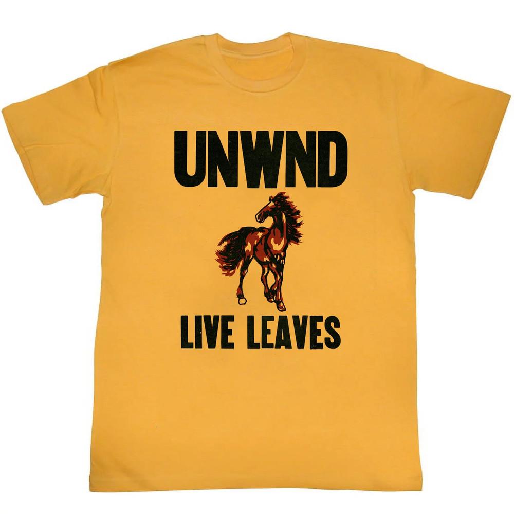 Unwound Band Live Leaves Yellow Cotton T Shirt Unisex T-Shirt XL