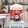 Creative Glowing Christmas Pillowcase with Snowman and Deer Design - Festive Home Décor Gift