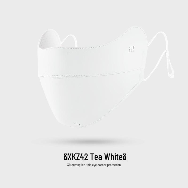 Summer Gradient Blush UV Protection Ice Silk Mask for Women - 3D Stereo Design, UPF 50+, Eye Corner Protection