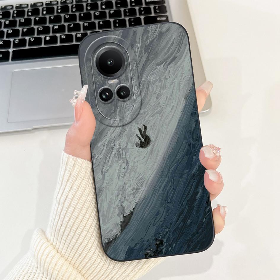 For OPPO Reno 10 Case CPH2531 Reno10 5G Cover Fashion Daisy Flower Lens Protective Soft Shell For OPPO Reno 10 Pro CPH2525 Coque