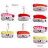 Authentic Salmon And Sweet Shrimp Sushi Plush Pendant Pin Cute And Funny Cartoon Food Hanging Decoration Gift Sushi Pendant)