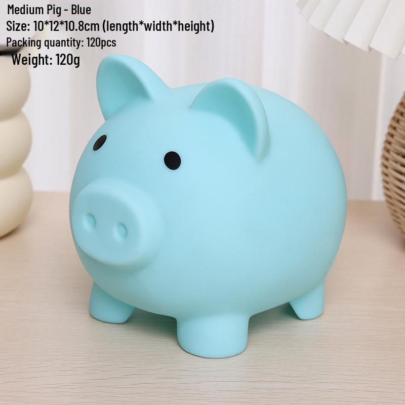 

Копілка Douyin: Мила мультяшна вінілова свинка, дизайн проти падіння - Ідеально підходить для дитячих заощаджень та подарунків на День захисту дітей