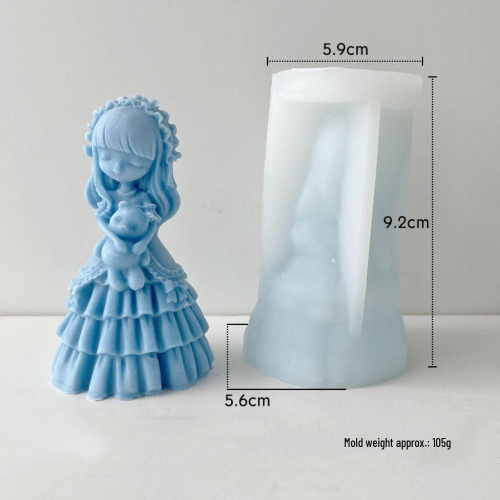 

Принцесса Бетти 3D гипсовая кукла и силиконовая форма для свечи