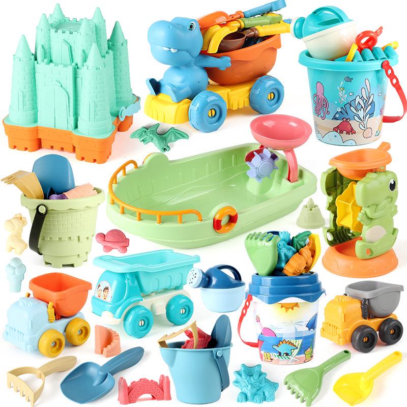 Kids' Beach Sand Toy Set: Bucket, Shovel, Hourglass & More for Outdoor Fun