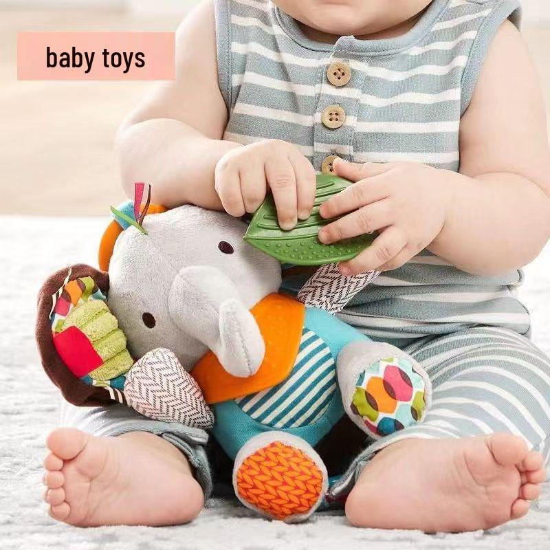 Washable Plush Cartoon Animal Dolls - Seven Styles for Children