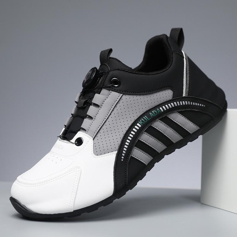 2025 Men s High-End Breathable Running Shoes with Rotating Button 40