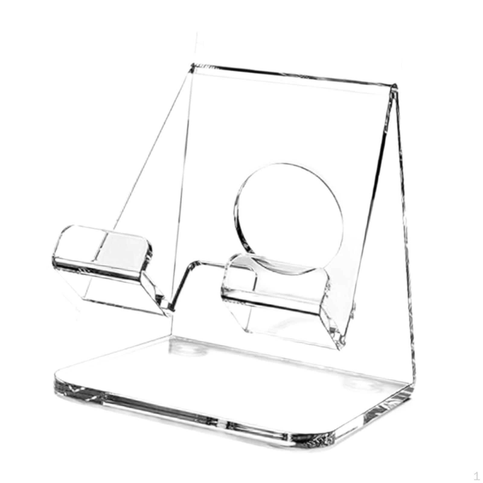 

Акриловая подставка для телефона Прозрачная стойка для мобильного телефона Многоцелевой стабильный удобный портативный кронштейн C