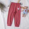 Spring & Autumn All-Cotton Unisex Toddler Pants, Single Piece, Seven Colors Available