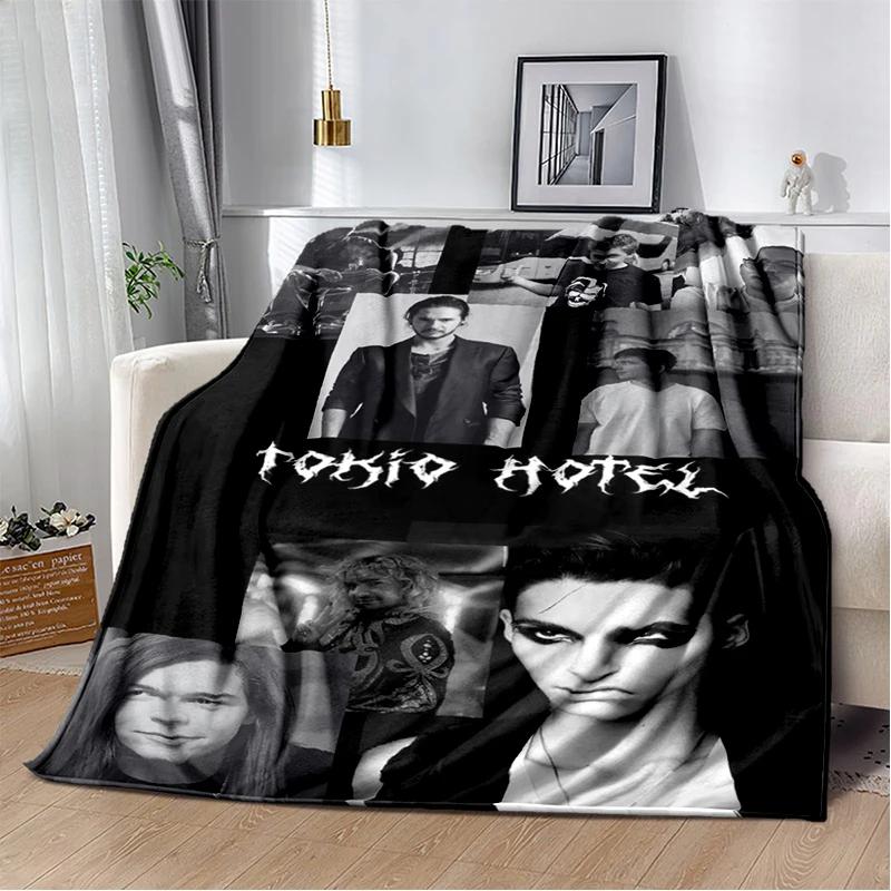 

Tokio Hotel Рок-гурт Том Білл Каулітц 29 Стиль Нова Ковдра, М яка Плед для Дому Спальні Ліжка Дивана Покривало Дитячий Подарунок Покривало 75x90cm