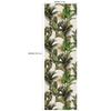 Removable Seamless Self-Adhesive Wallpaper for Living Room Background (Green Plants and Flowers)