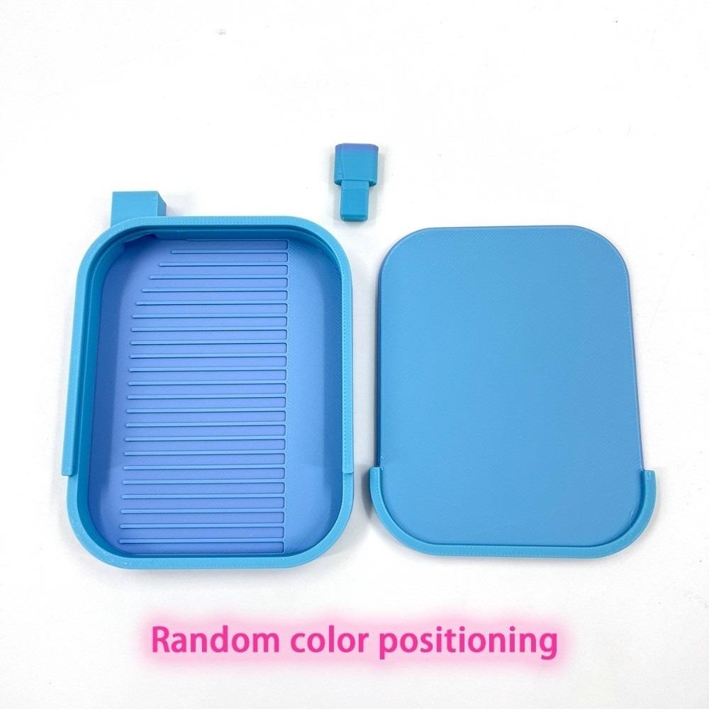 

Embroidery Large Diamond Painting Tray DIY Craft Drill Storage Tray for Nail Art Blue