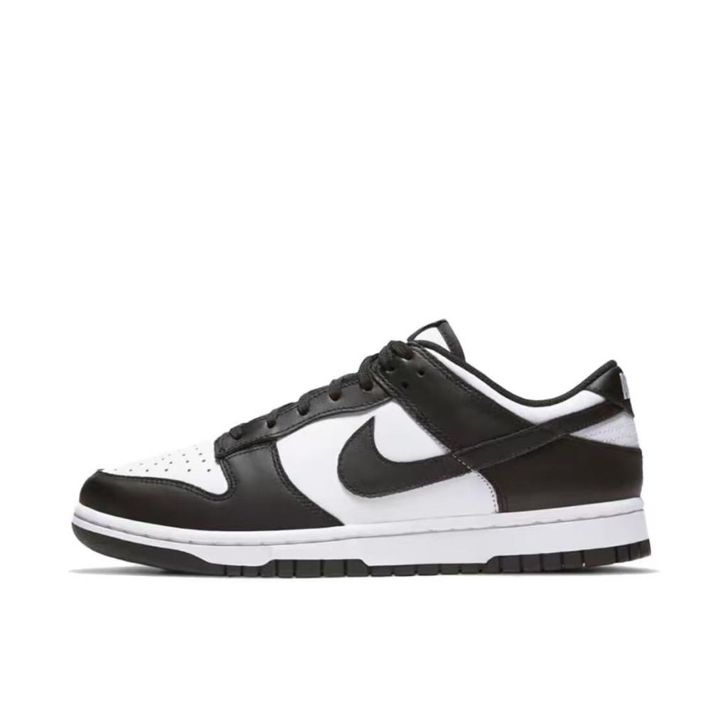 Nike Dunk Low Top Skateboard Shoes Unisex Black Diamond HF5441-100(Team133-dunk)
