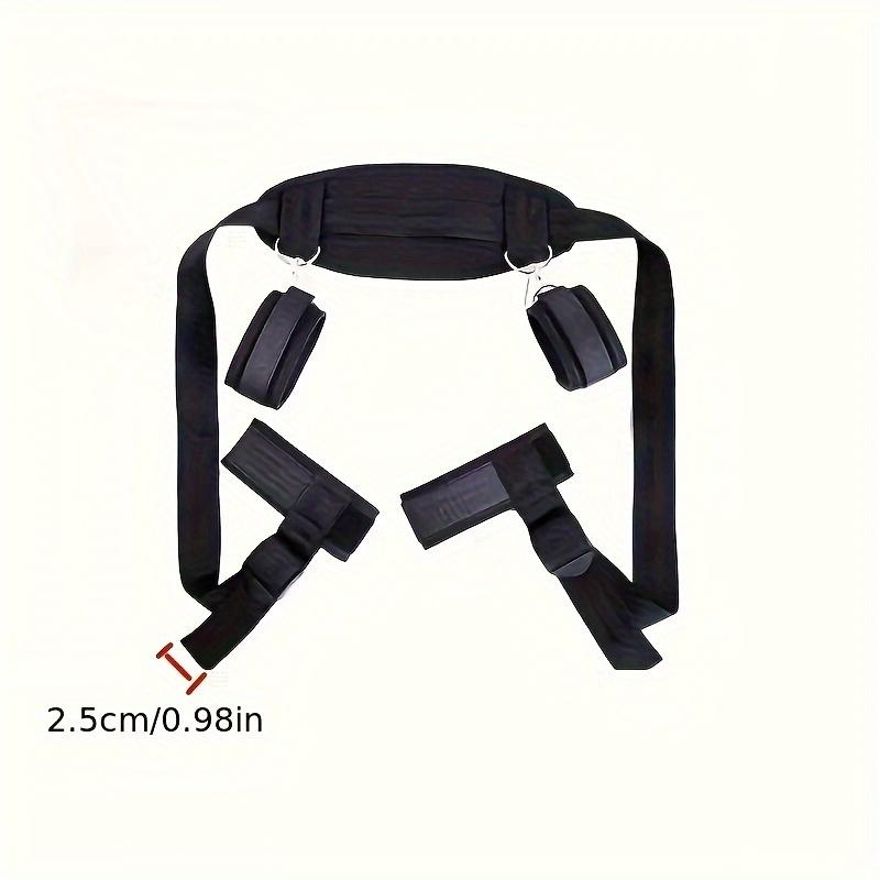 1 sada vázání rukou a nohou Sexy držení těla opasek na hraní, BDSM produkty pro dospělé, sexy, hra na sexuální AIDS, kouzelná noha s polštářem, pouto na úpravu sexu