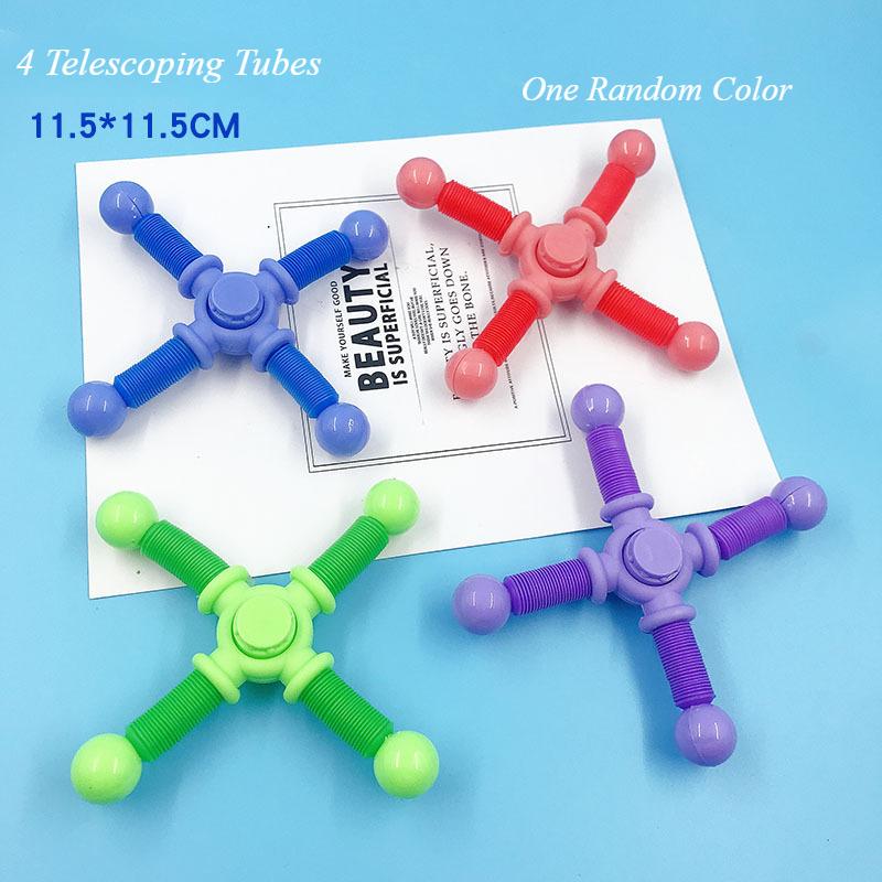 

Twistable Telescopic Tube Finger Spinner Toy Adult Stress Reliever Fidget Toys Kids Funny Sensory Boredom Relieving Toys Gifts