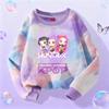 KPop Demon Hunters Long Sleeve Girls Trend Leisure Tops Anime Cartoon Spring Autumn Clothes Tie-dye Versatile Sweatshirt