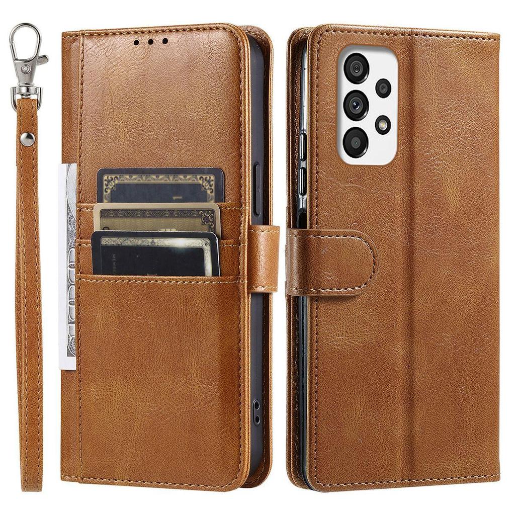 Cover for Samsung Galaxy A73 5G,A53,A52 4G/5G,A52S,A33,A32 4G,A32,A23,A13 Retro PU Leather Flip Wallet Phone Case Multi Card Slots