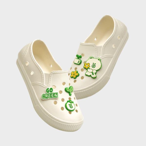 

Домашняя обувь из EVA Line Friends Kun Brown On Green Eco Campaign (200-230 мм)