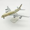 20CM A380 Etihad Airways Diecast Alloy Aircraft Model Model With Wheel Airplane Stand Collectible Display Decor