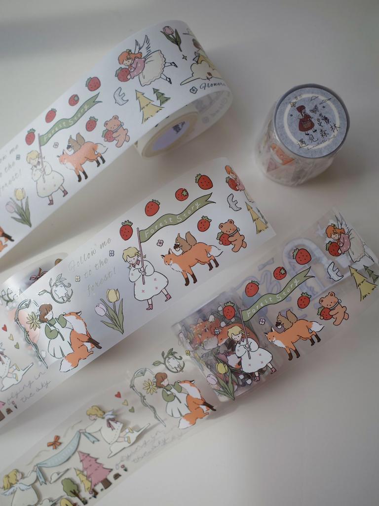 Meet The Forest Salt Style Journal Washi Tape Pet Sticker