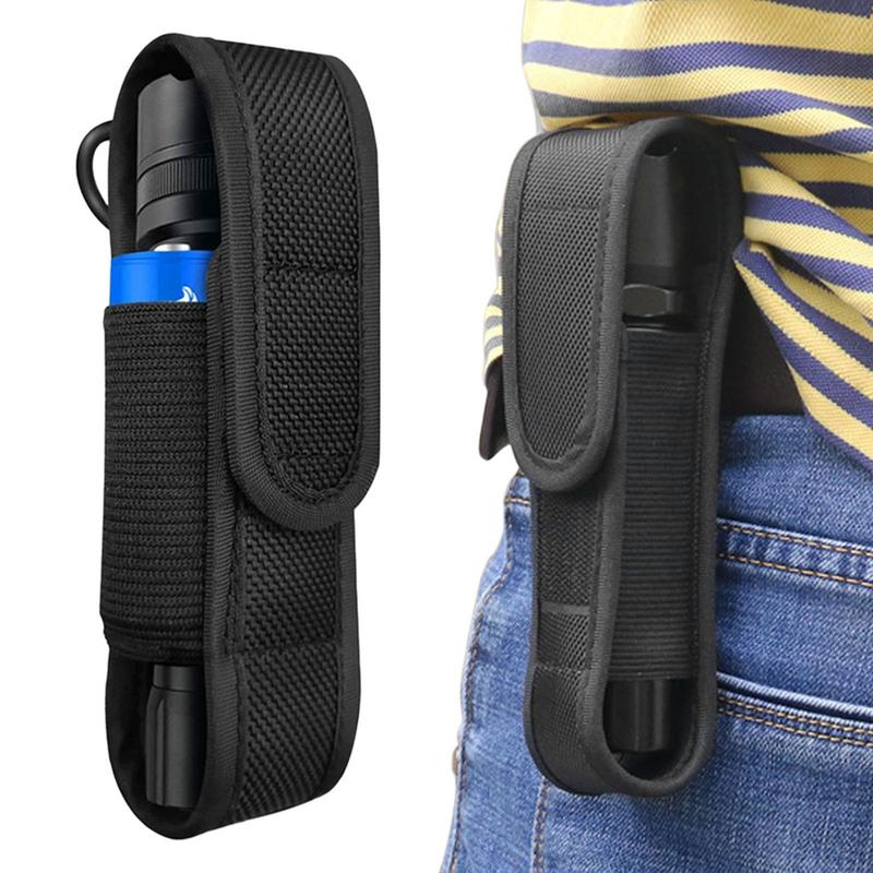 Pochette Holster Tactique Molle pour Lampe Torche Portatif Outdoor LED Torche Étui de Transport Sac Porte-Lampe Torche Pour Chasse Camping Randonnée