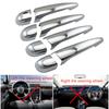Yifei ABS Chrome Car Accessory For BMW E46 330 330ci M3 1996 - 2005 Door Handle Bowl Cover Trim Paste Style Left-Hand Drive