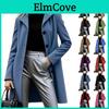 Breasted Coats Women Single For Trench Coat Fashion Aline Fall Winter Jackets