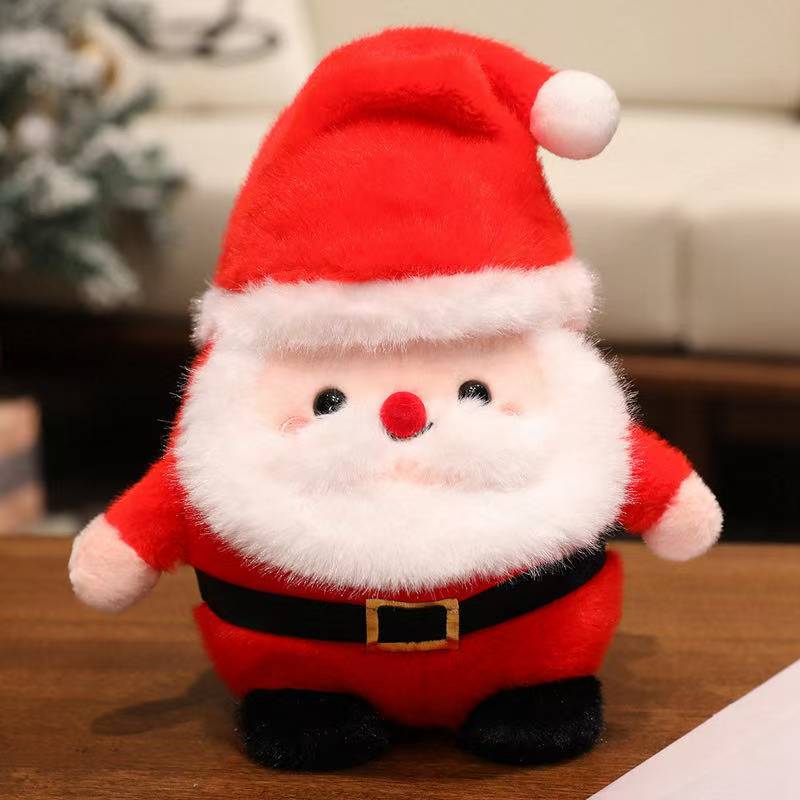 Latest Christmas Home Atmosphere Series Kawaii Stuffed Plush Toy Doll Cartoon Anime Cute Gift for Friends Holiday Gift Fun Doll