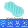 Body Bath Brush Soft Silicone Double Sided Exfoliates Dead Skin Promote Circulation Shower Massage Brush