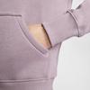 Nike Sweatshirts Women's Light Gray Purple Hooded Moderate Regular HF6840-226