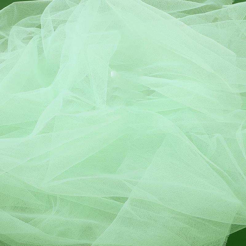 5-10M/Lot Encrypted Soft Mesh Fabric For Wedding Dress,Mosquito Nets,Wedding Decoration Curtain,Chair Sashes Handmade DIY Fabric