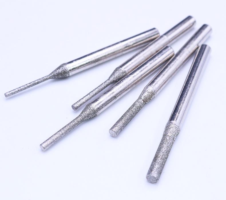 Fine Grit Diamond Grinding Head for Electric Drills - Ideal for Jade Polishing and Alloy Grinding