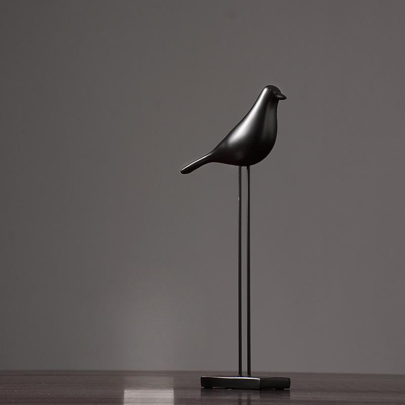 Ornamente din Rășină Păsări Nordice Animal Creativ Simplu Living Birou Cameră Model Desktop Acasă Decorațiune Moale