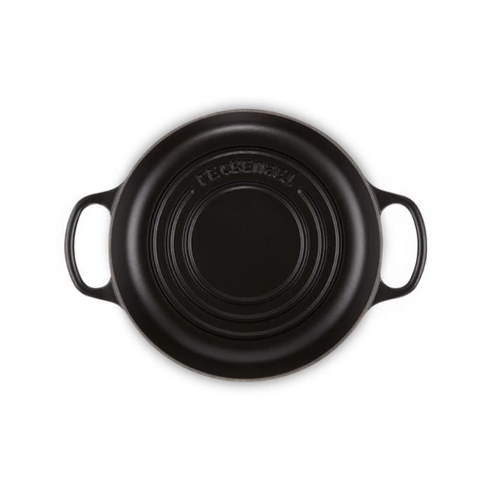 Le creuset cocotte à pain en fonte émaillée 24 cm noir