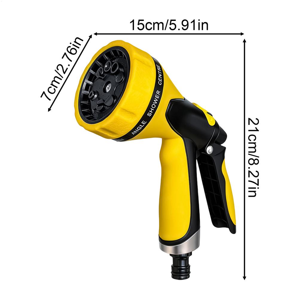10 Pattern Multi Function Garden Hose Pipe Water Nozzle Spray Gun High Pressure Water Gun Car Wash Garden Nozzle Hose Spray