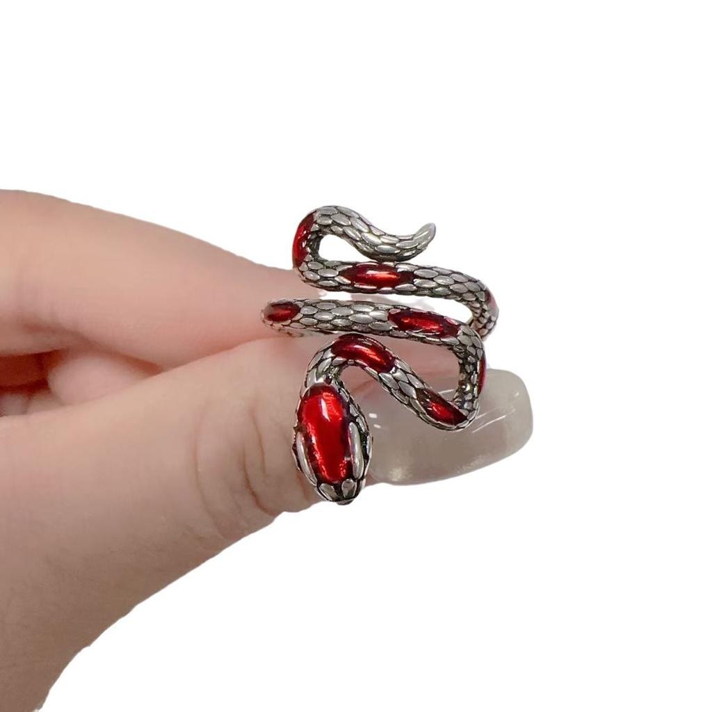 New 925 Silver Snake Ring Vintage Animal Luxury High Quality For Women Wedding Fine Jewelry Accessories Party Gift