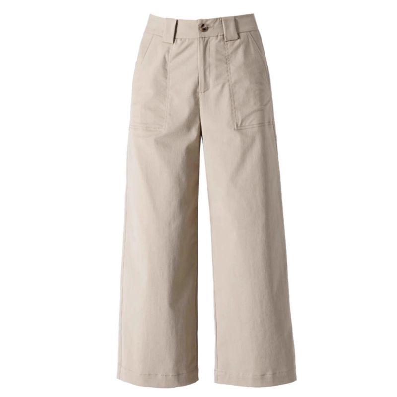 Big Sale Leak-Picking Pure Cotton Cropped Tooling Loose Pants Women's Summer Thin Casual Pants Outwear Small Straight-Leg Pants