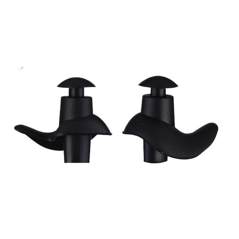 Silicone Earplug Sleep Noise Ear Plug Canceling Noise Portable Waterproof Swim Bath Earplugs with Box Swimming Accessories