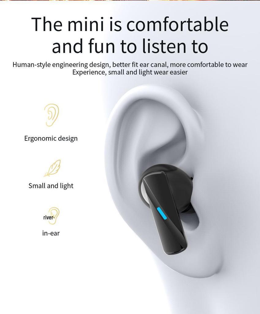Mate50 True Wireless ANC Bluetooth 5.3 In-Ear Headphones - Stereo, Long Battery Life