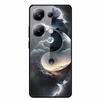 Glass Back Cover For Poco M6 Pro 4G Case M 6 M6Pro Hard Tempered Glass Case For Xiaomi Redmi Note 13 Pro Phone Case Soft Bumper