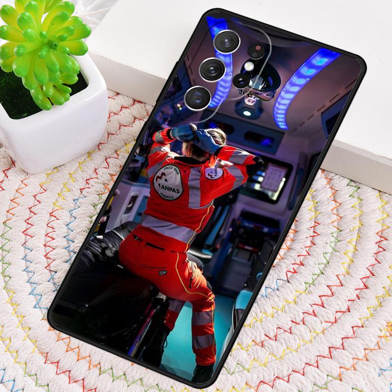 Emergency Medical Star of Life Phone Case for Samsung Galaxy note 10 pro S26 Ultra S23 S24 FE S25 S21 S22 PLUS shockproof Cove